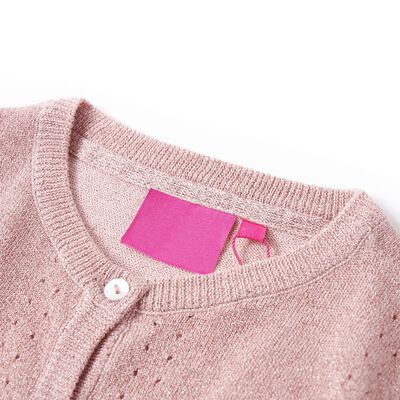 Kids' Cardigan Knitted Soft Pink 92