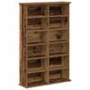 vidaXL CD Cabinet Old Wood 60 x 17 x 92 cm Engineered Wood