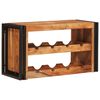 vidaXL Wine Rack Brown 80 x 45 x 33 cm Solid Acacia Wood