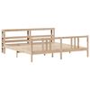 vidaXL Bed Frame with Headboard without Mattress 180x200 cm Super King