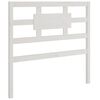 vidaXL Bed Headboard | White | Solid pine wood | Standard | Bed Headboard