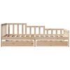 vidaXL Daybed with Drawers without Mattress 80x200 cm Solid Wood