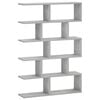 vidaXL Wall Shelf Concrete Grey 70 x 17 x 101 cm Engineered Wood