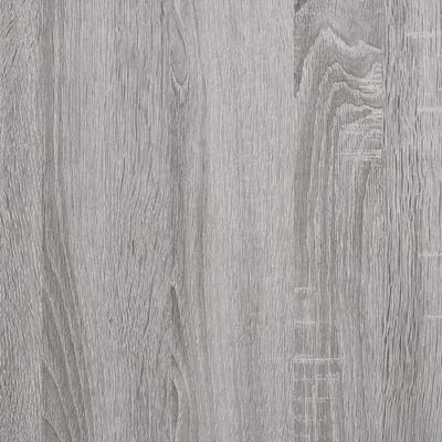 vidaXL Wall Shelves 4 pcs Grey Sonoma 60x20x1.5 cm Engineered Wood