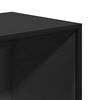 vidaXL Book Cabinet Black 80.5x35x107.5 cm Engineered Wood