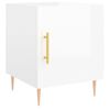 vidaXL Bedside Cabinets 2 pcs High Gloss White 40x40x50 cm Engineered Wood