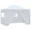 vidaXL Party Tent | White | 600D Oxford fabric with PVC coating | 3x4 m