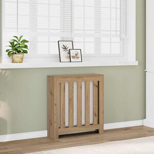 vidaXL Radiator Cover Oak 78 x 20 x 82 cm Engineered Wood