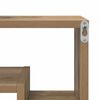 vidaXL Wall Shelf Artisan oak 82 x 15 x 51 cm Engineered wood