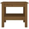 vidaXL Coffee Table Honey Brown 45x45x40 cm Solid Wood Pine