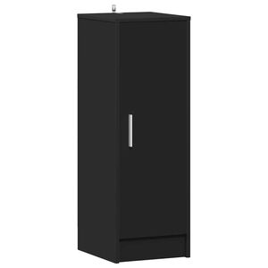 vidaXL Shoe cabinets 32 x 35 x 92 cm Black 6 shelves for shoes