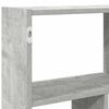 vidaXL Wall Cube Shelf 12 Compartments Concrete Grey Engineered Wood