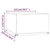 vidaXL Garden Furniture Covers 2 pcs 8 Eyelets 125x125x75 cm Square