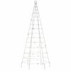 vidaXL LED Christmas Tree 200 LEDs Colourful 180 cm