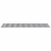 vidaXL Stair Tread Rectangular 2 pcs Silver 75 x 25 cm Aluminium