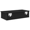 vidaXL Wall Shelf with Drawers Black 60x28x15 cm Engineered Wood
