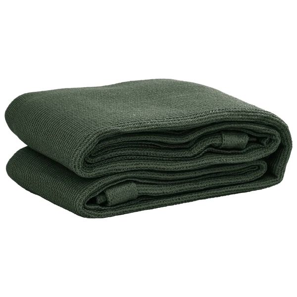 vidaXL Tent Carpet 200x200 cm Dark Green