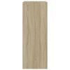 vidaXL Shoe Cabinet Sonoma Oak 74.5x37.5x100 cm Engineered Wood