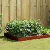vidaXL Garden Raised Bed 100x100x26 cm Corten Steel