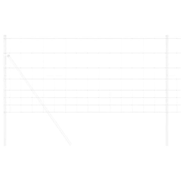 vidaXL Field Fence Silver 50 x 1 m Galvanised steel