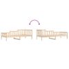 vidaXL Day Bed without Mattress 90x190 cm Single Solid Wood Pine