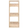 vidaXL Book Cabinet/Room Divider 41x35x91 cm Solid Wood Pine