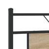 vidaXL Bed Frame without Mattress Sonoma Oak 183x203 cm Engineered Wood