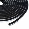 vidaXL Self-Adhesive Door Brush Seal 10 m PP Black