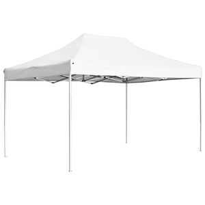 vidaXL Professional Folding Party Tent Aluminium 4.5x3 m White