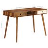 vidaXL Writing Desk 110x55x76 cm Solid Acacia Wood