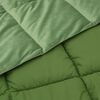vidaXL Summer Duvet Quilted Green 155 x 200 cm Microfiber