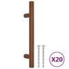 vidaXL Cabinet Handles 20 pcs Bronze 96 mm Stainless Steel