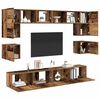 vidaXL TV Cabinet Set Wall-mounted 8 pcs Old Wood Engineered Wood