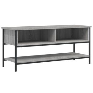 vidaXL TV Cabinet Grey Sonoma 100x35x45 cm Engineered Wood