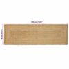 vidaXL Area Rug Beige 80 x 300 cm Jute