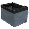 TRIXIE Front Bicycle Basket for Pets 38x25x25 cm Grey