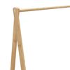 vidaXL Clothes Rack with Shelves 106x34x102 cm Bamboo