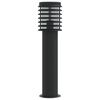 vidaXL Outdoor Floor Lamps 3pcs Black 60 cm Stainless Steel