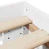 vidaXL Bed Frame without Mattress White 120x200 cm Solid Wood Pine