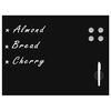 vidaXL Wall Mounted Magnetic Blackboard Glass 80x60 cm