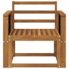 vidaXL Outdoor Sofa Solid Acacia Wood Natural