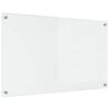 vidaXL Kitchen Backsplash Transparent 100 x 60 cm Tempered Glass