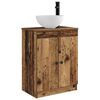 vidaXL Bathroom Vanity with Sink Old Wood 54 x 35 x 83 cm