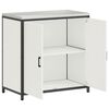 vidaXL Kitchen Storage with Shelf White 90 x 50 x 92 cm Steel