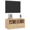 vidaXL TV Wall Cabinet Sonoma Oak 60x30x30 cm Engineered Wood