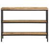 vidaXL Console Table 100x35x70 cm Solid Rough Wood Mango