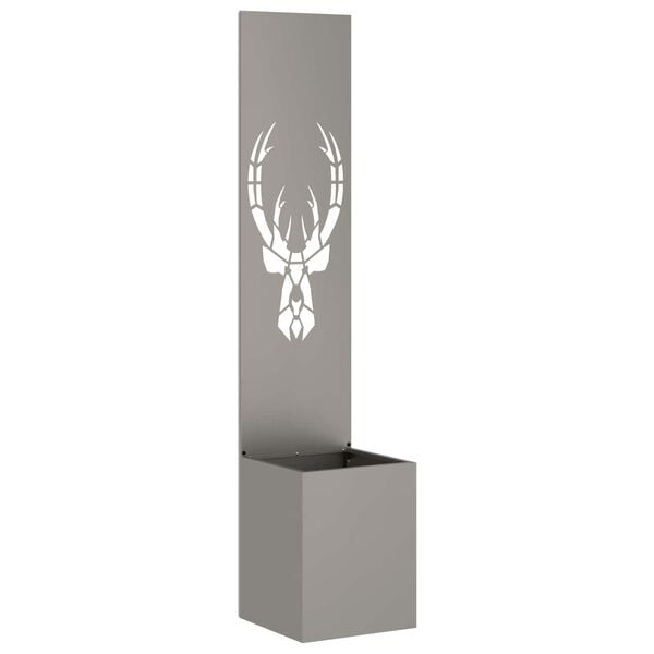 vidaXL Garden Privacy Screen Rusty 32 x 140 cm Weathering steel