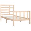 vidaXL Bed Frame without Mattress 100x200 cm Solid Wood Pine