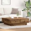 vidaXL Coffee Table Old Wood 90 x 90 x 28 cm Engineered Wood
