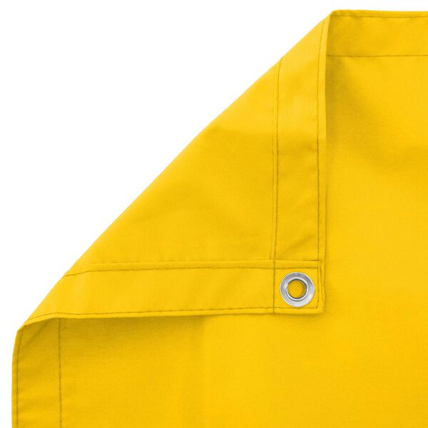 vidaXL Balcony Screen Yellow 75 x 200 cm PU coated oxford alu